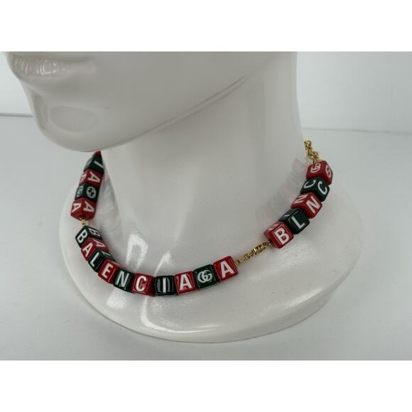 Gucci x Balenciaga The Hacker Project Symbols Bead Necklace - Picture 3 of 5